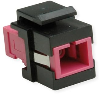 ROLINE Keystone Adaptador de fibra óptica SC/SC simplex, multimodo, OM4