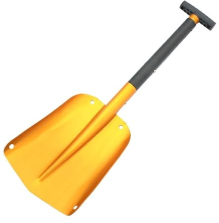 Outdoor Snow Shovel,Snow Shovel Foldable Emergency Snow Shovel with Extendable Handle, Aluminum Lightweight Snow Shovel For Car,Outdoor Camping Ski,Garden(Color1)(Color1)