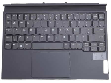Depisuta Tablet -tangentbord med Pekplatta, Ultra Slim US -tangentbordlayout Fulltangenttangentbord Universal Laddningsbara små Bärbara QWERTY -knappsatser Lämplig för D10 Yoga