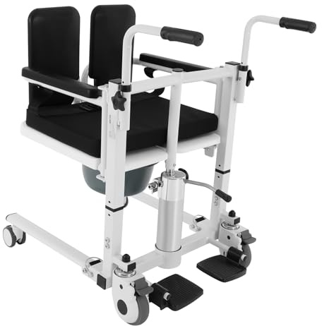 Sollevatore idraulico paziente per uso domestico,sollevatore disabili,aiuto per il trasferimento per anziani,sollevatore per anziani,portata fino a 150 kg