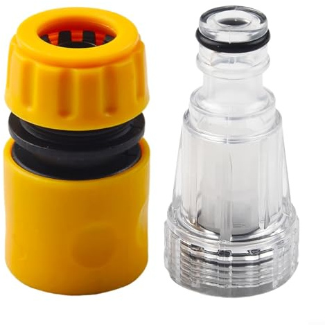 Kit adattatore per rondella auto per applicazioni con idropulitrice con set di filtri per connettore dell'acqua e raccordo per tubo da giardino