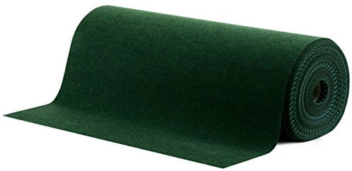 casa pura Moquette d'extérieur FarbwunderPro, vert, en rouleau au mètre, surface en feutre, tapis outdoor imite gazon artificiel pour sol du jardin, terrasse, balcon et golf, durable 200x100cm