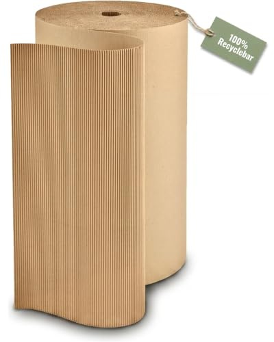 rouleau de carton ondulé 1,0 x 70 m correspond à 70 m² de carton ondulé sur un rouleau