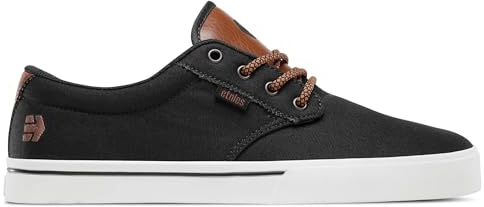 Etnies Jameson 2 Eco – Nachhaltiger Skate-Stil, verstärkte Cupsole, gepolsterte Dämpfung, Alltagssneaker, vegan - Navy/Tan/White - 49
