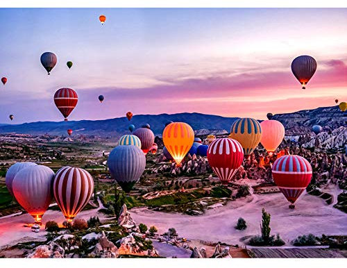 1000 Piece Jigsaw Puzzles, Jigsaw Puzzles for Adults Teenagers Jigsaws Puzzle Hot Air Balloon