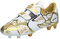 Agnueuty Fußballschuhe mit Stollen für Jungen Mädchen Athletics Football Schuhe Laceless Leichtathletik Trainingsschuhe Unisex Kinder,Gold,EU28