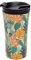 Tranquillo Thermobecher Isolierbecher, Edelstahl Travel Mug auslaufsicher Reisebecher mit Deckel, Autobecher, doppelwandig isoliert für Kaffee, Wasser und Tee, Kaffee-to-go Becher Leaves, 380 ml