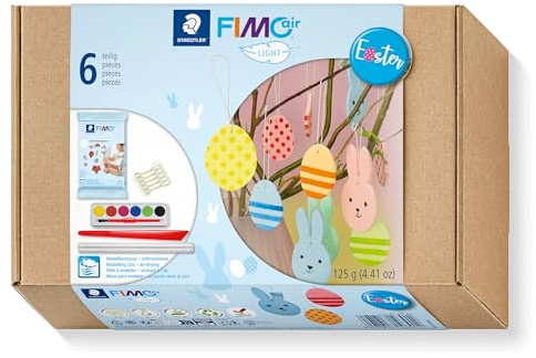 STAEDTLER 81 04 st, set modelleringsmassa FIMOair påsk standard