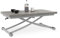 IDMarket - Mesa de centro extensible, elevable, rectangular, Urbana, tapa de hormigón, patas grises