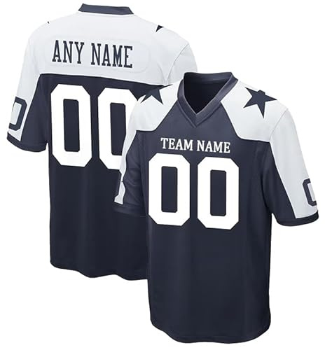 Custom Football Jersey Shirts Stitched/Printed Any Name Number Personalized Football Uniform Fans Gift Men Women Youth