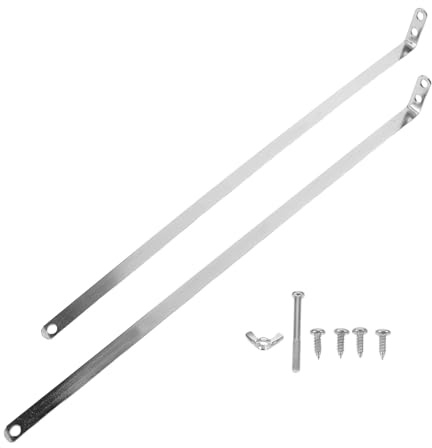 LOLIPPYY Set da 1 Asta Piatta di Trazione per Scopa a Rullo Manico di Ricambio Robusto da 32 CM Accessorio per Manutenzione Scopa Domestica Compatibile Multimarca