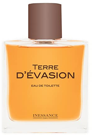 Inessance Paris - Eau de Toilette Terre d’Evasion - Parfum Homme Boisé Oriental Sauvage aux Notes de Cognac Tabac - Fragrance Masculine Captivante - 100 ml