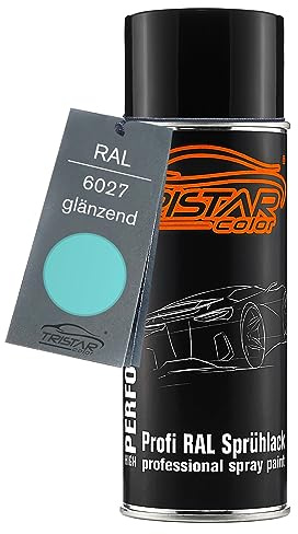 TRISTARcolor RAL 6027 Lichtgrün Spraydose 400 ml glänzend schnelltrocknend