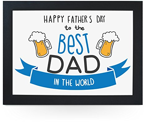 Portable Lap Desk Tray (Best Dad/Father's Day) Handmade Wooden Frame, Beanbag Cushioned Bottom | Computers, Laptops, Meals, Food | L0740 Black