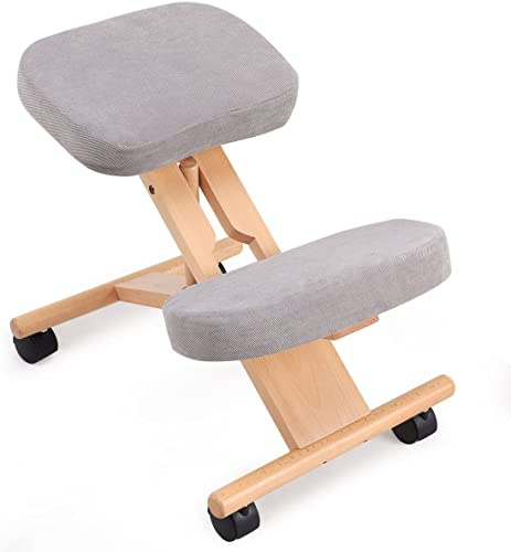 PRO 11 WELLBEING Ergonomic kneeling Chair With Height Adjustment 2 Colours (Grey)