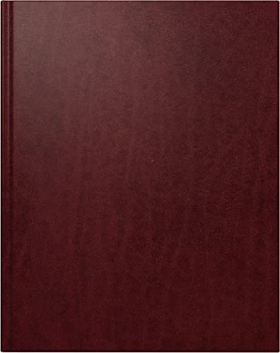 rido/idé Wochenkalender Modell Managerkalender TM 2024 2 Seiten = 1 Woche Blattgröße 20,5 x 26 cm weinrot