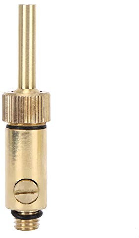 Buse de fontaine à eau réglable en cuivre de avec valve – Résistant à la rouille et à la corrosion – Accessoire de fontaine pratique pour bassin de jardin paysage – Convient pour la