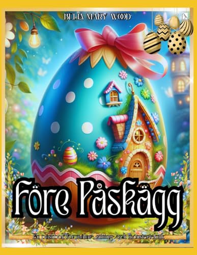 Påskägg mönster målarbok för alla: Påskägg målning