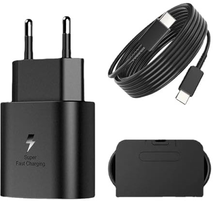 Chargeur USB-C 45W + Câble 1m Rapide – Adaptateur Secteur Compact Universel – Recharge Express & Sécurisée pour Téléphones, Tablettes, PC Portables, Ordinateurs, Appareils Mobiles – Prise EU