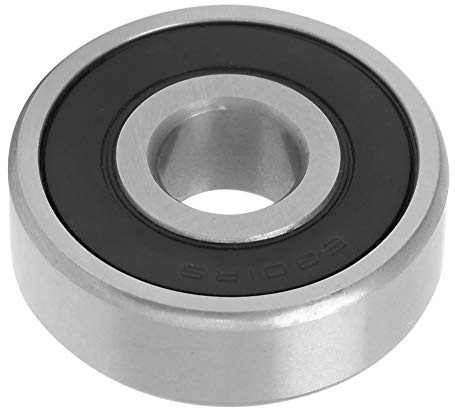 Oumefar Rodamiento Rígido de Bolas de, Sello de Goma Doble para Motores Pequeños, 10 Piezas 2RS (12x37x12 mm) 6301-2rs