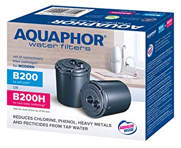 Aquaphor 4600987002149 Pack 2 Kartusche B200H für hartes Wasser, Kunststoff