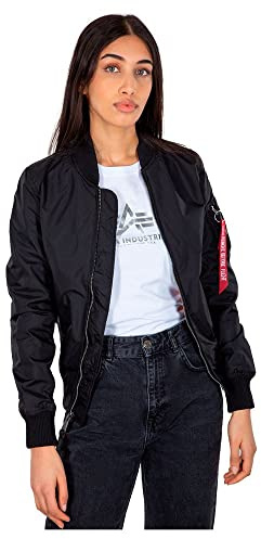 Alpha Industries Damen Jacke Ma-1 TT, Gr. X-Large, Schwarz (Black 03)
