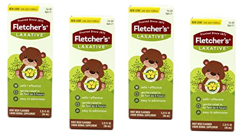 Fletcher's Laxative for Kids 3.50 oz (Pack of 4)