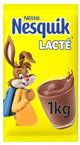 NESTLÉ NESQUIK LACTÉ, kakaohaltiges Getränkepulver für Automaten, 1er Pack (1 x 1kg Beutel)