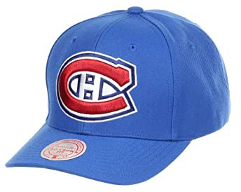 Mitchell & Ness Montreal Canadiens Blue NHL Team Ground 2.0 Pro Snapback Cap - One-Size, Einheitsgröße