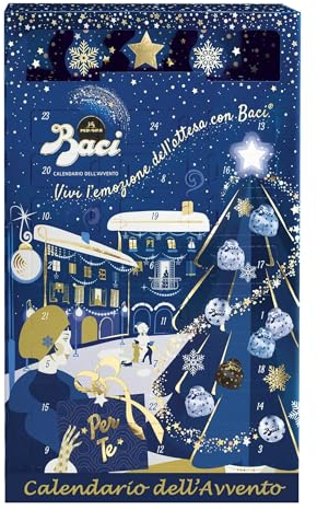 BACI PERUGINA Calendario Avvento 2024 Cioccolatini Assortiti 278g