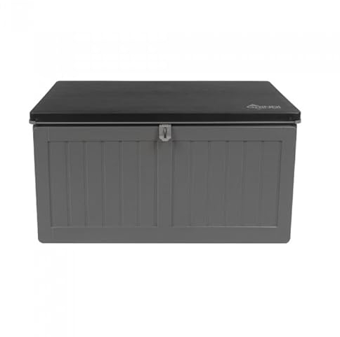 Grindi - Aufbewahrungsbox mit Deckel - Auflagenbox Morus - Gartenbox - Kissenbox 190 L - Wassersichere Outdoor Paketbox, Gartenschrank & Truhe, wetterfest für Balkon, Gartenhaus, Geräteschuppen