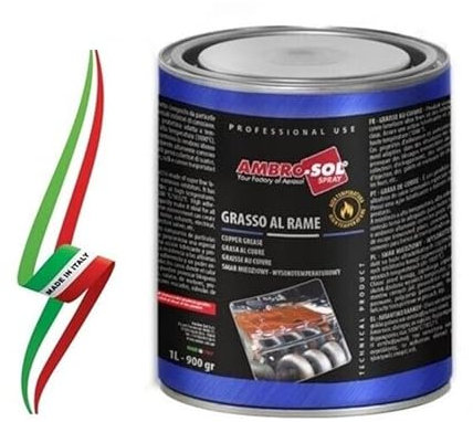 GRASSO AL RAME 900 gr RESISTENTE AD ELEVATE TEMPERATURE (1000°C) - MADE IN ITALY