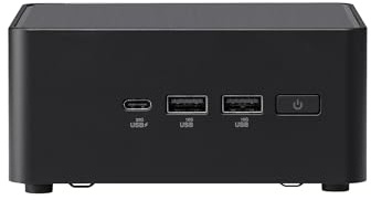ASUS NUC 14 Pro Slim Barebone with Intel 14th Gen Core Ultra 7 155H (NPU Support), Up to 96GB DDR5 RAM, Dual Storage Design, Thunderbolt 4, Wi-Fi 6E & Bluetooth 5.3, with VESA Mount