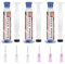 ALLECIN 3 Piezas Flujo de Soldadura 10mL Flux Sin Plomo 10CC Jeringa Flux Soldar No Clean Solder Flux Paste AEC-558 Fundente de Pasta de Soldadura con Aguja y Varilla de Empuje para LED SMD BGA