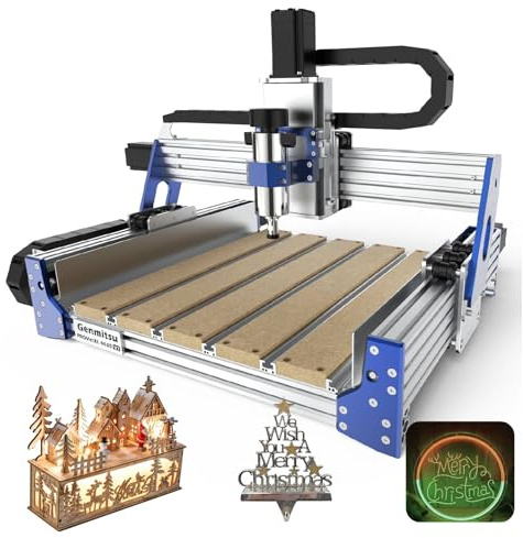 SainSmart Upgrade CNC-Fräsmaschine mit Closed-Loop-Motor und Kugelumlaufspindel PROVerXL 4030 V2, 3-Achsen-Graviermaschine für Holz, Metall, Acryl, PCB, MDF, Arbeitsbereich 400 x 300 x 110 mm