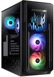 acer Predator Orion 5000 I Ordinateur de Bureau Gaming I NVIDIA GeForce RTX 5070 I Intel Core Ultra 5 225F I 32Go RAM I 512Go SSD I Windows 11 Home I Noir I PO5-660