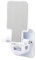 Compact Wall Mount Phone Holder Adhesive Stand Cell Phones Wall Mount ABS Rack For Smartphones & Tablets Phablet Holder