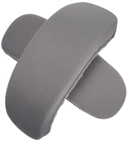 DIYEAH 2pezzi Cuscino per Bracciolo Sedia da Ufficio Copri Braccioli Elasticizzati Imbottitura in Schiuma per Supporto Ergonomico Protezione per Braccioli di Sedi Gaming Ufficio