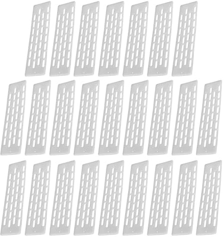 DIYEAH Lot de 25 Plaques Anti-évasion pour Ruches en Abs Plastique, 4 Mm, Outils Apicoles pour Contrôle des Reines et Ventilation, Accessoires Pratiques pour Matériel Apiculture,