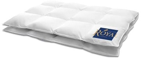 HANSKRUCHEN® Royal Daunendecke 155x220 cm - Warm / Winter - Made in Germany Kassettendecke aus 100% Gänsedaunen - Allergiker geeignet