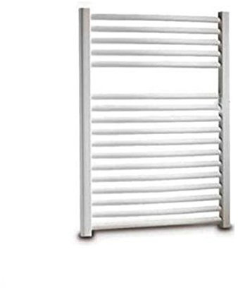 Termoarredo Scaldasalviette Bianco cm 80 X 60 Tubi in Acciaio Orizzontali 457W Elena Radiatore D'arredo Idraulico