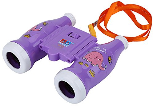 VGEBY1 Binoculares para niños, Mini niños Binoculares Toy Ampliación 6X para Regalo de Aprendizaje de niños(Morado)