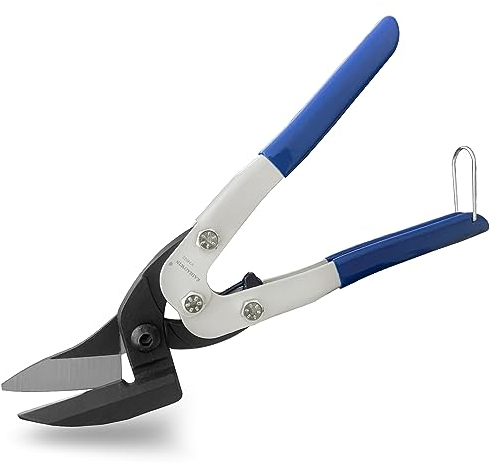 KAIHAOWIN Cizallas para chapa 275 mm, Cizallas para metal de aviación Cizallas de corte de hierro Cizallas industriales resistentes para cortar tela de ferretería/chapa metálica/alfombra/cartón