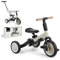 KikkaBoo FLIP 5-in-1 Dreirad Laufrad, Kinderrad ab 1 bis 5 Jahren mit Schubstange, Umwandelbares Kinderdreirad zum Laufrad mit oder ohne Pedale, verstellbar und umbaubar, Beige