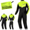 SHIMA HYDRODRY 2.0 Motorrad Regenbekleidung Kombi Wasserdicht Reflektierend Damen Herren Set Regenkombi Waterproof Regenschutz Atmungsaktiv Motorradkombi (Motorradanzug Unisex, Fluo, XL)