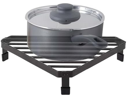 Scaffale Per Angolo Da Banco Della Cucina -Organizzatore Di Scaffali Corni, Padella Francese Per Lieve, Moderno Moderno Storer Rotolante Storer Store Cucina, Elegante Porta Pentole A Triangolo Di Calo