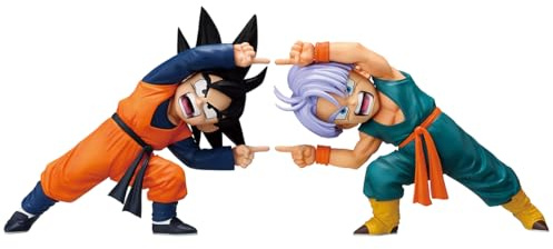 Ichibansho Figura Goten & Trunks Dragon Ball Z - Battle of The Super Saiyan 9cm IS69038 Multicolor - Figura Coleccionable - Ideal para los Fanaticos del Anime