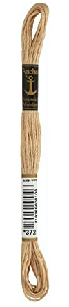 ANCHOR Broderi trådar sticktwist, löplängd: 8m 372
