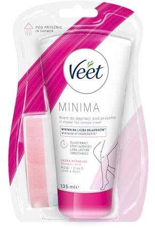 Veet Silk & Fresh Haarentfernungs-Creme für normale Haut, 1 Stk (135 ml)