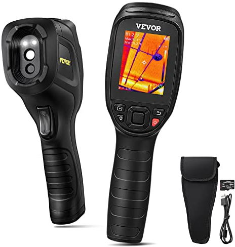 VEVOR Handheld Wärmebildkamera 240x180 IR-Auflösung Infrarotkamera Thermometer 40mK Thermografie Kamera -20-550°C Thermokamera Identifizierung von Wilden Tiere Elektrisch Hotspots Fehlenden Isolierung